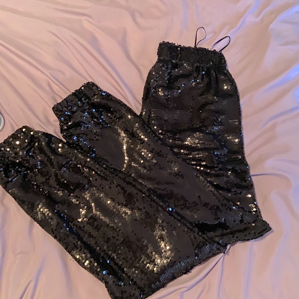 Revolve sequin joggers